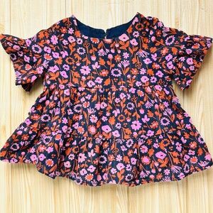 Cat & Jack sz 12 Months Floral Blouse